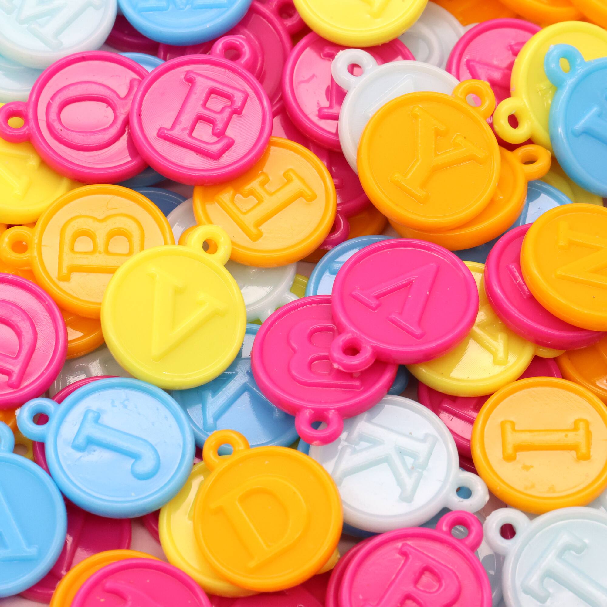 Mixed Wax Style Alphabet Charms, 150ct. by Creatology™